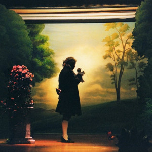 Obra de teatro en el Instituto Goethe 1999