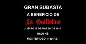 Subasta a beneficio de La Guillotina por Sergio de Loof